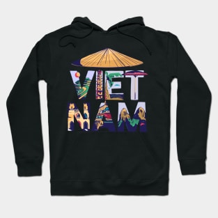 Vietnam Southeast Asia Souvenir Holidays in Paradise Gift Hoodie